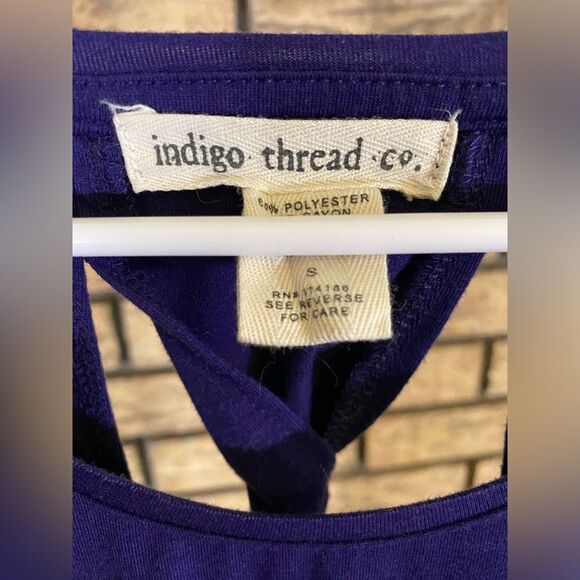 Indigo thread‎ tank top - Picture 3 of 6